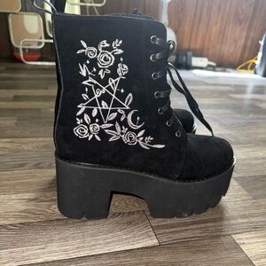 Goth Black Platform boots